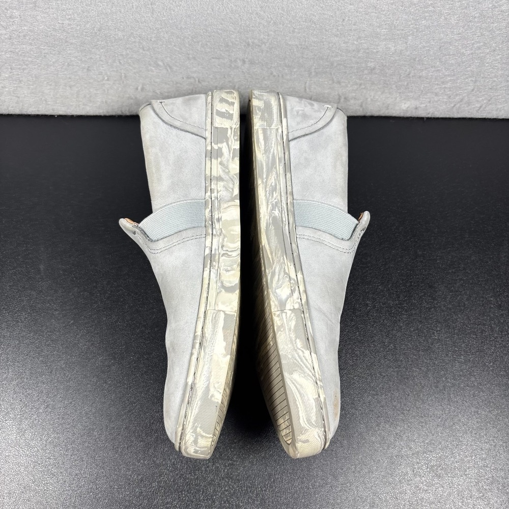 Frye Women's Shoes Size 6M Flats Sneakers Gray Ice Nubuck Marbled Slip On Casual - Picture 7 of 12